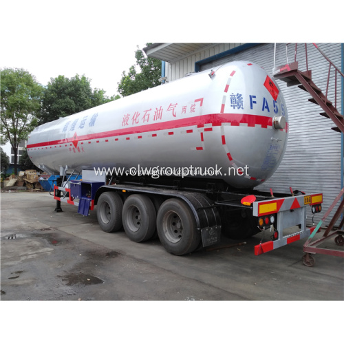 65000 liters capacity fuel tank truck semi trailer